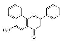 4H-Naphtho[1,2-b]pyran-4-one,6-amino-2-phenyl-(9CI) Structure