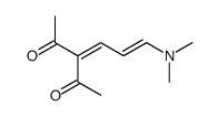 3-[3-(dimethylamino)prop-2-enylidene]pentane-2,4-dione结构式