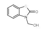 3-(羟甲基)-2-苯并噻唑酮腙结构式