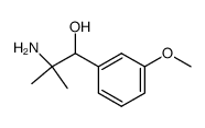 α-(1-amino-1-methylethyl)-3-methoxybenzenemethanol Structure