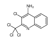 3-chloro-2-(trichloromethyl)quinolin-4-amine结构式