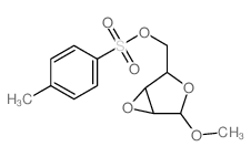 2-methoxy-4-[(4-methylphenyl)sulfonyloxymethyl]-3,6-dioxabicyclo[3.1.0]hexane结构式