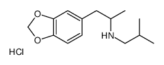 N-[1-(1,3-benzodioxol-5-yl)propan-2-yl]-2-methylpropan-1-amine,hydrochloride Structure