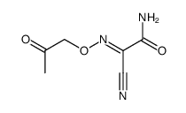 2-cyano-2-[(2-oxopropoxy)imino]acetamide结构式