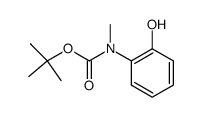 tert-Butyl(2-hydroxyphenyl)(methyl)carbamate Structure