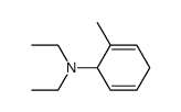 N,N-diethyl-2-methylcyclohexa-2,5-dien-1-amine结构式