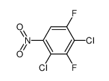 2,4-dichloro-1,3-difluoro-5-nitro-benzene Structure