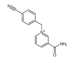 N-(p-Cyanobenzyl)nicotinamidinium结构式