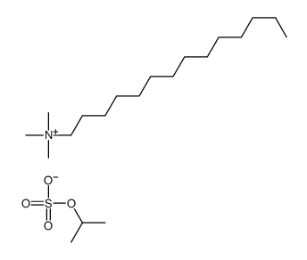 trimethyltetradecylammonium isopropyl sulphate结构式