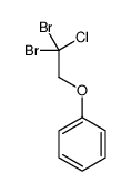 (2,2-dibromo-2-chloroethoxy)benzene Structure