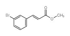 (E)-甲基3-(3-溴苯基)丙烯酸酯结构式