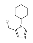 (1-环己基-1H-咪唑-5-基)甲醇结构式