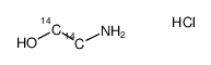 2-aminoethanol,hydrochloride Structure