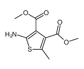 3,4-Thiophenedicarboxylicacid,2-amino-5-methyl-,dimethylester(9CI)结构式