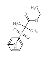 ethyl 2-methyl-2-(phenylsulfamoyl)propanoate结构式