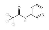 2,2,2-三氯-N-吡啶-3-基乙酰胺结构式