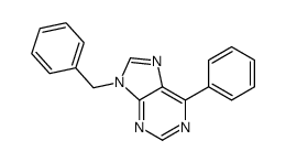 9-benzyl-6-phenylpurine Structure