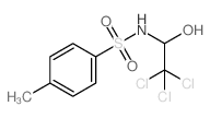 4-methyl-N-(2,2,2-trichloro-1-hydroxy-ethyl)benzenesulfonamide Structure