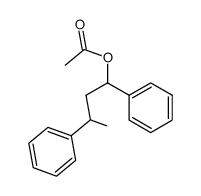 1-acetoxy-1,3-diphenylbutane结构式