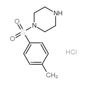 1-对甲苯磺酰哌嗪盐酸盐结构式