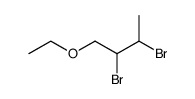 1-ethoxy-2,3-dibromo-butane Structure