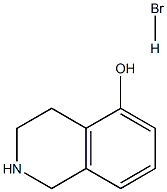 1,2,3,4-四氢异喹啉-5-醇氢溴酸盐结构式