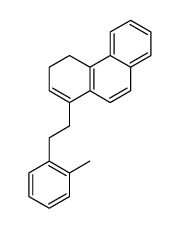 1-(2-methyl-phenethyl)-3,4-dihydro-phenanthrene Structure
