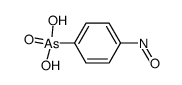 (4-nitroso-phenyl)-arsonic acid Structure