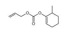 Allyl 6-methyl-1-cyclohexenyl carbonate Structure