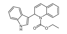 ethyl 2-(1H-indol-3-yl)-2H-quinoline-1-carboxylate Structure
