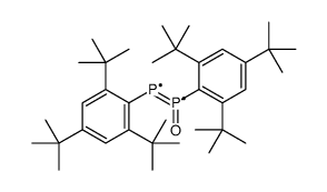 1,2-bis(2,4,6-tri-t-butylphenyl)diphosphene monoxide Structure