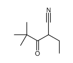 2-ethyl-4,4-dimethyl-3-oxopentanenitrile Structure