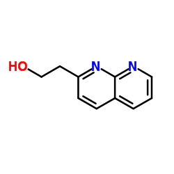 2-(1,8-萘啶-2-基)乙醇结构式
