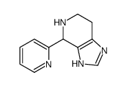 4-pyridin-2-yl-4,5,6,7-tetrahydro-3H-imidazo[4,5-c]pyridine(SALTDATA: H2O)结构式