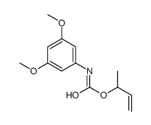 but-3-en-2-yl N-(3,5-dimethoxyphenyl)carbamate结构式