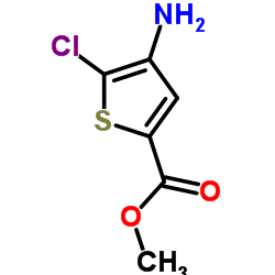 Methyl 4-amino-5-chlorothiophene-2-carboxylate Structure