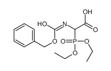 2-diethoxyphosphoryl-2-(phenylmethoxycarbonylamino)acetic acid结构式