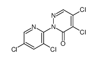 4,5-dichloro-2-(3,5-dichloropyridin-2-yl)pyridazin-3-one Structure