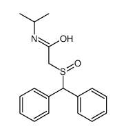 2-benzhydrylsulfinyl-N-propan-2-ylacetamide结构式
