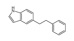 5-(2-phenylethyl)-1H-indole结构式