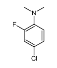 4-Chloro-2-fluoro-N,N-dimethylaniline Structure