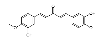 1,5-bis(3-hydroxy-4-methoxyphenyl)penta-1,4-dien-3-one Structure