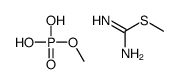 methyl carbamimidothioate,methyl dihydrogen phosphate Structure