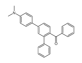 [4-[4-(dimethylamino)phenyl]-2-phenylphenyl]-phenylmethanone结构式