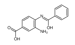 3-amino-4-benzamidobenzoic acid结构式
