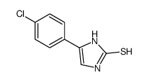 4-(4-氯-苯基)-1,3-二氢-咪唑-2-硫酮结构式