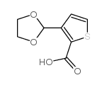 3-(1,3-二氧烷-2-基)-2-噻吩羧酸结构式
