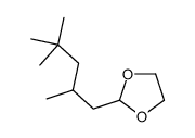 2-(2,4,4-trimethylpentyl)-1,3-dioxolane结构式