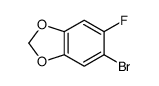 5-Bromo-6-fluorobenzo[d][1,3]dioxole Structure