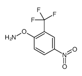 O-[4-nitro-2-(trifluoromethyl)phenyl]hydroxylamine structure